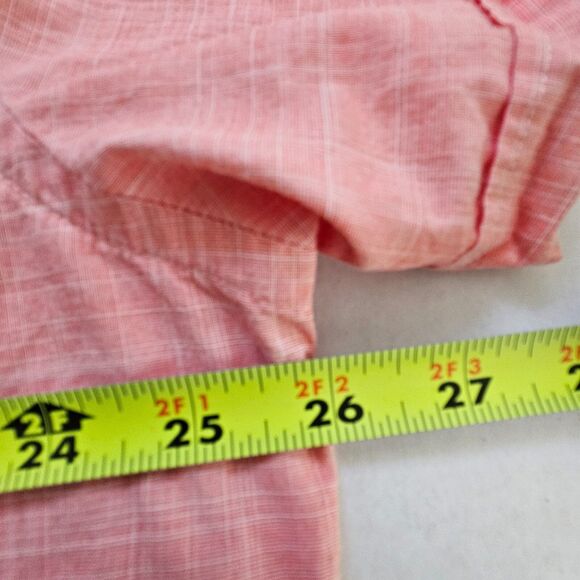 Made Cam Newton Shirt Mens XXL Orange Short Sleeve Modern Fit Button Up - Picture 5 of 9